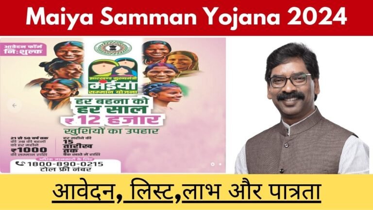 Maiya Samman Yojana Jharkhand: जानिए पात्रता, आवेदन प्रक्रिया?